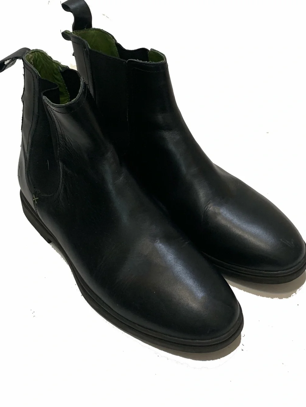 Inkerman Men's Black leather Chelsea Boots